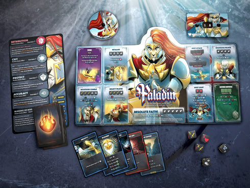 Dice Throne Season One Rerolled Monk v Paladin